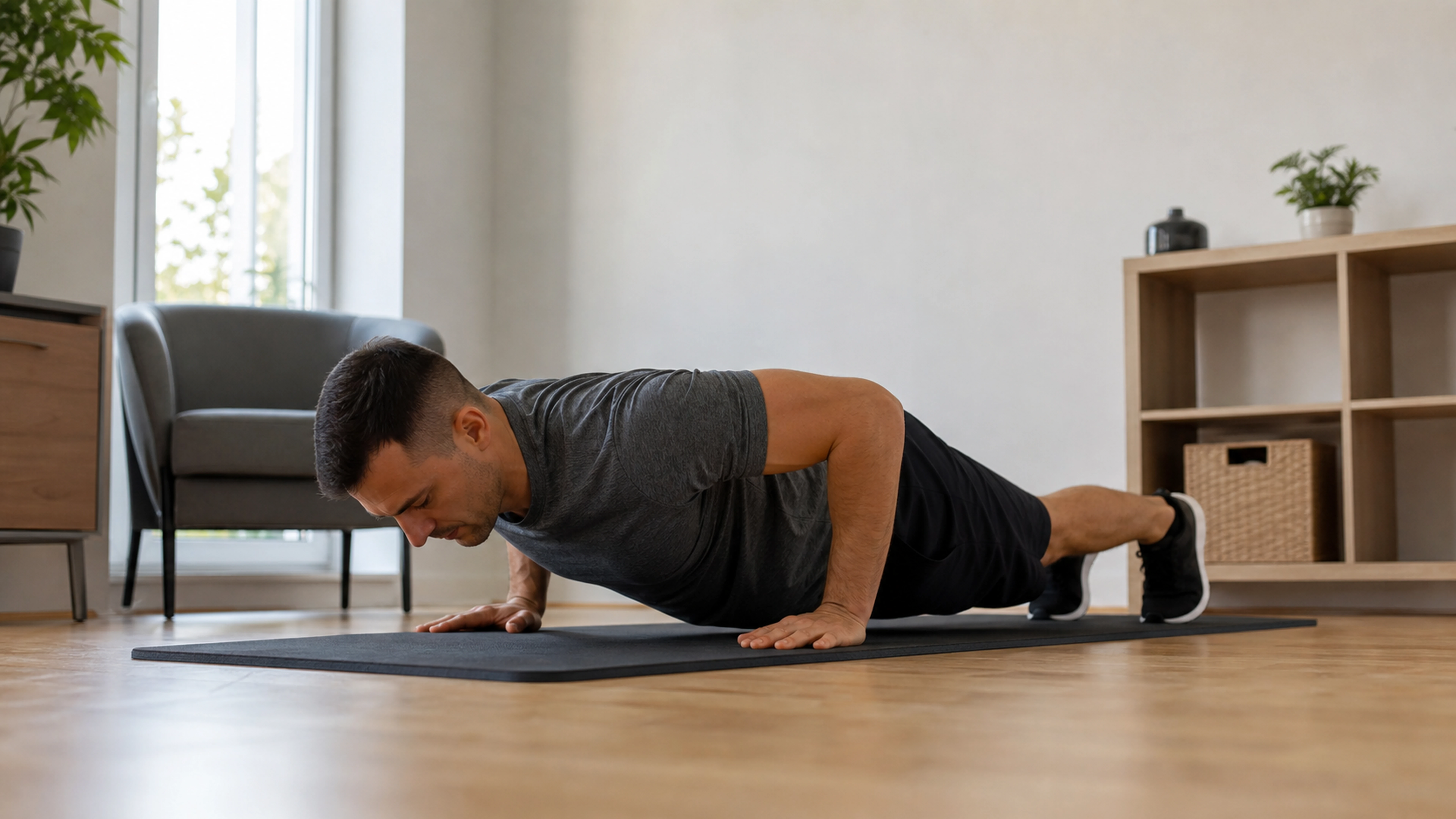 Illustration éditoriale pour l’article « Comment faire des pompes plus efficaces pour se muscler »