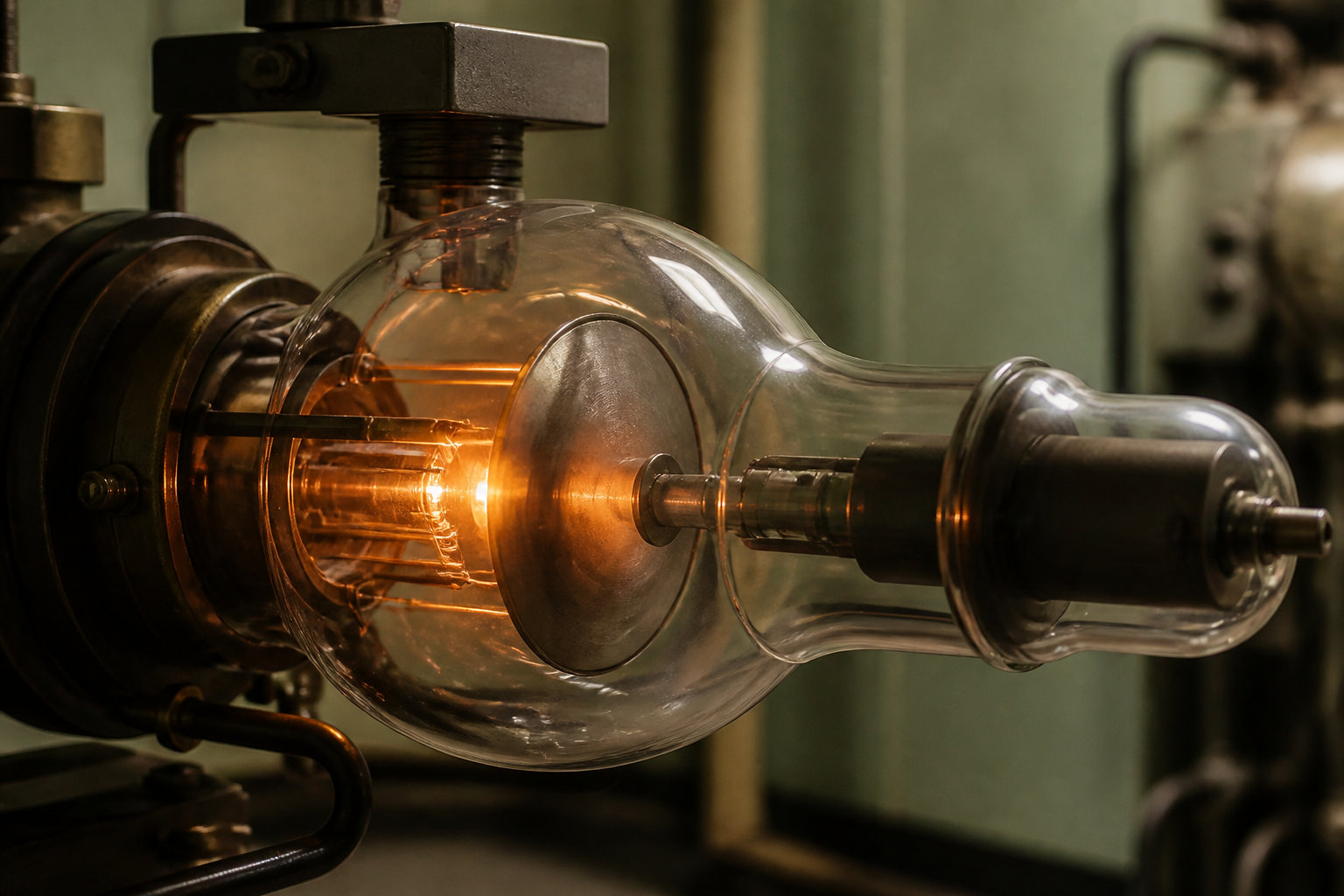 Mécanisme de production des rayons dans le tube